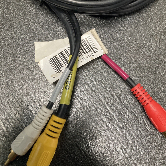 206-275 6-Feet 3-RCA Composite Video/Audio Cable Tv VCR DVD Player Television - Picture 3 of 5